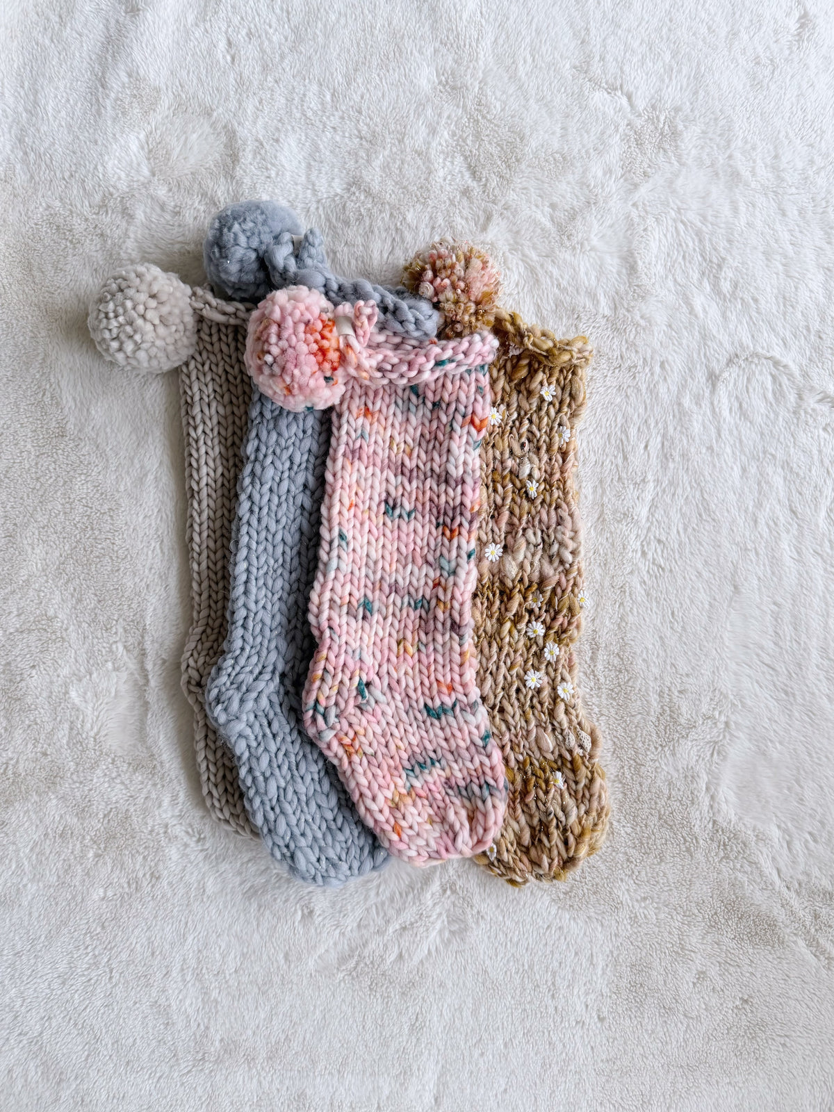 Hand Knit Christmas Stocking | Rosewater
