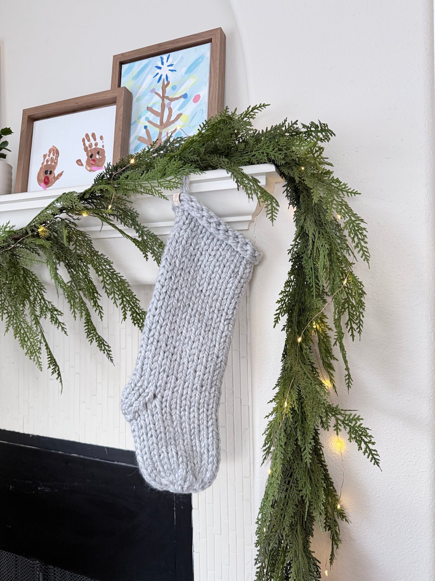 Ready to ship stocking Grey