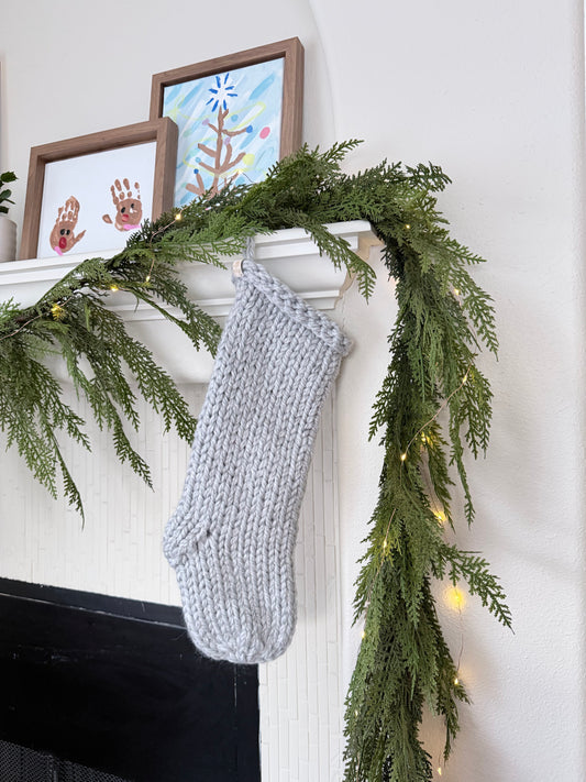 Ready to ship stocking Grey