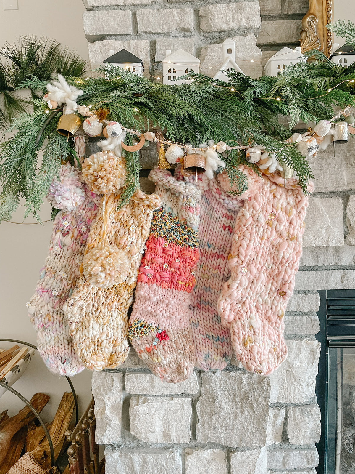 Hand Knit Christmas Stocking | Grand Prismatic