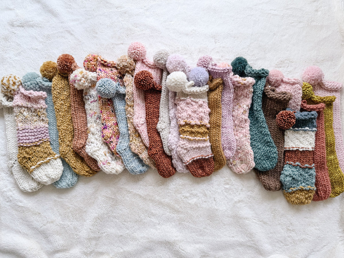 Hand Knit Christmas Stocking | Klondike