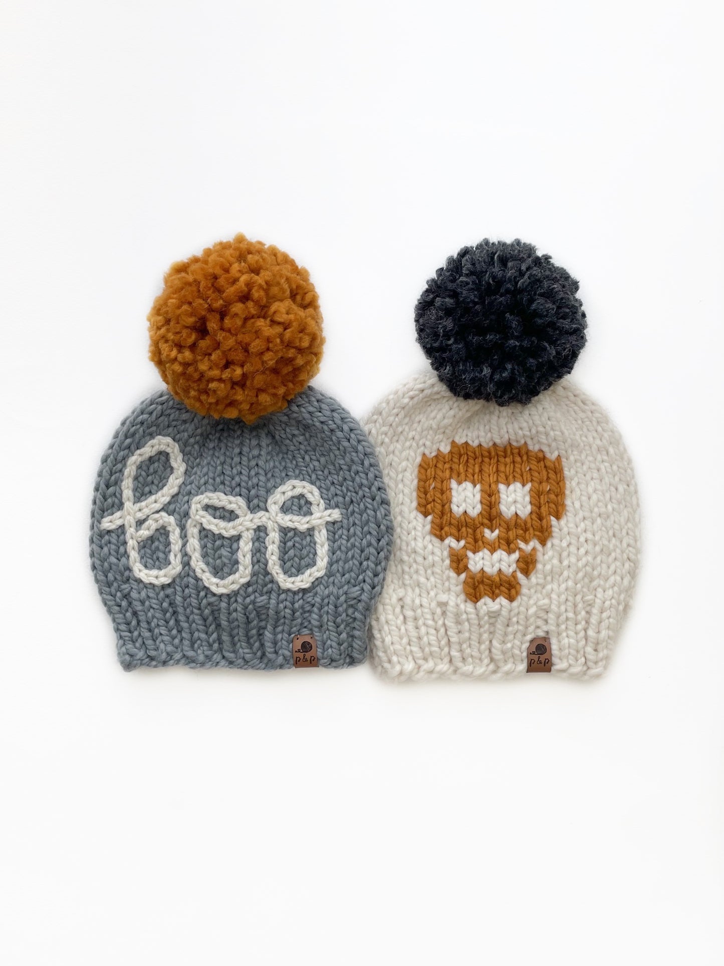 Embroidered Boo Hat