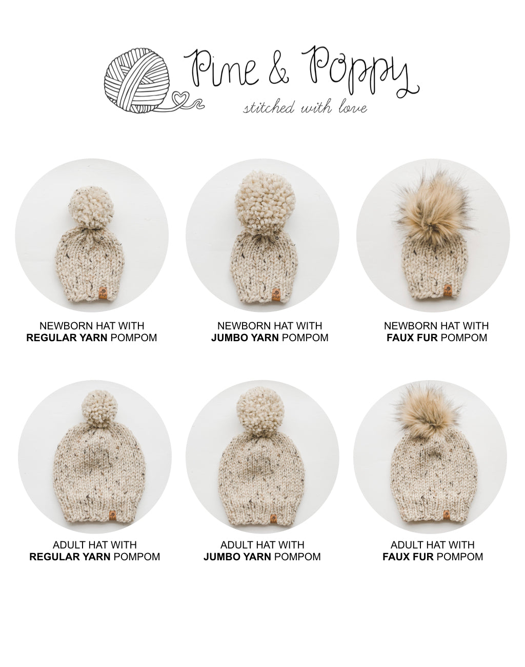 Pompom ONLY for the hat you make!