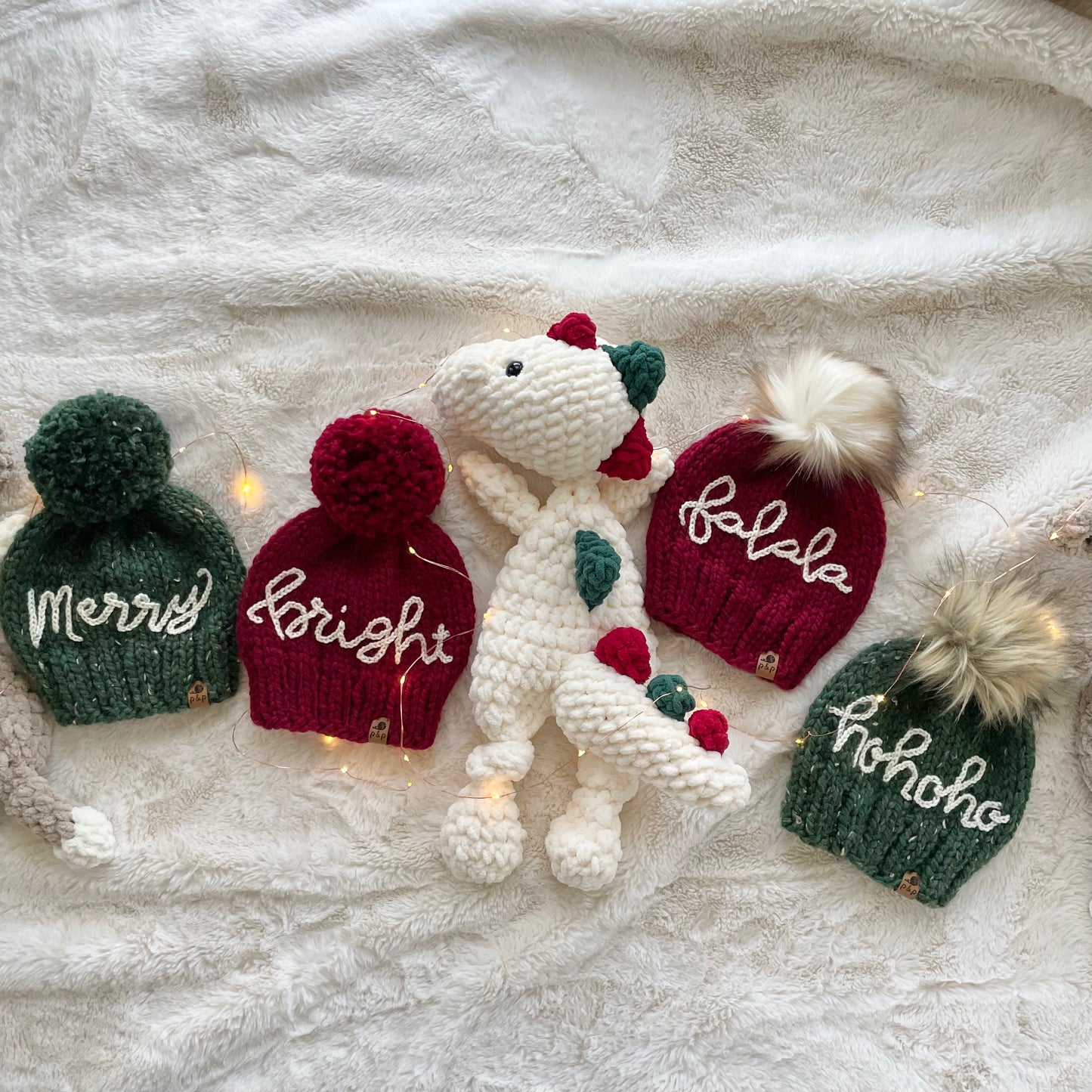 Embroidered Christmas Hats