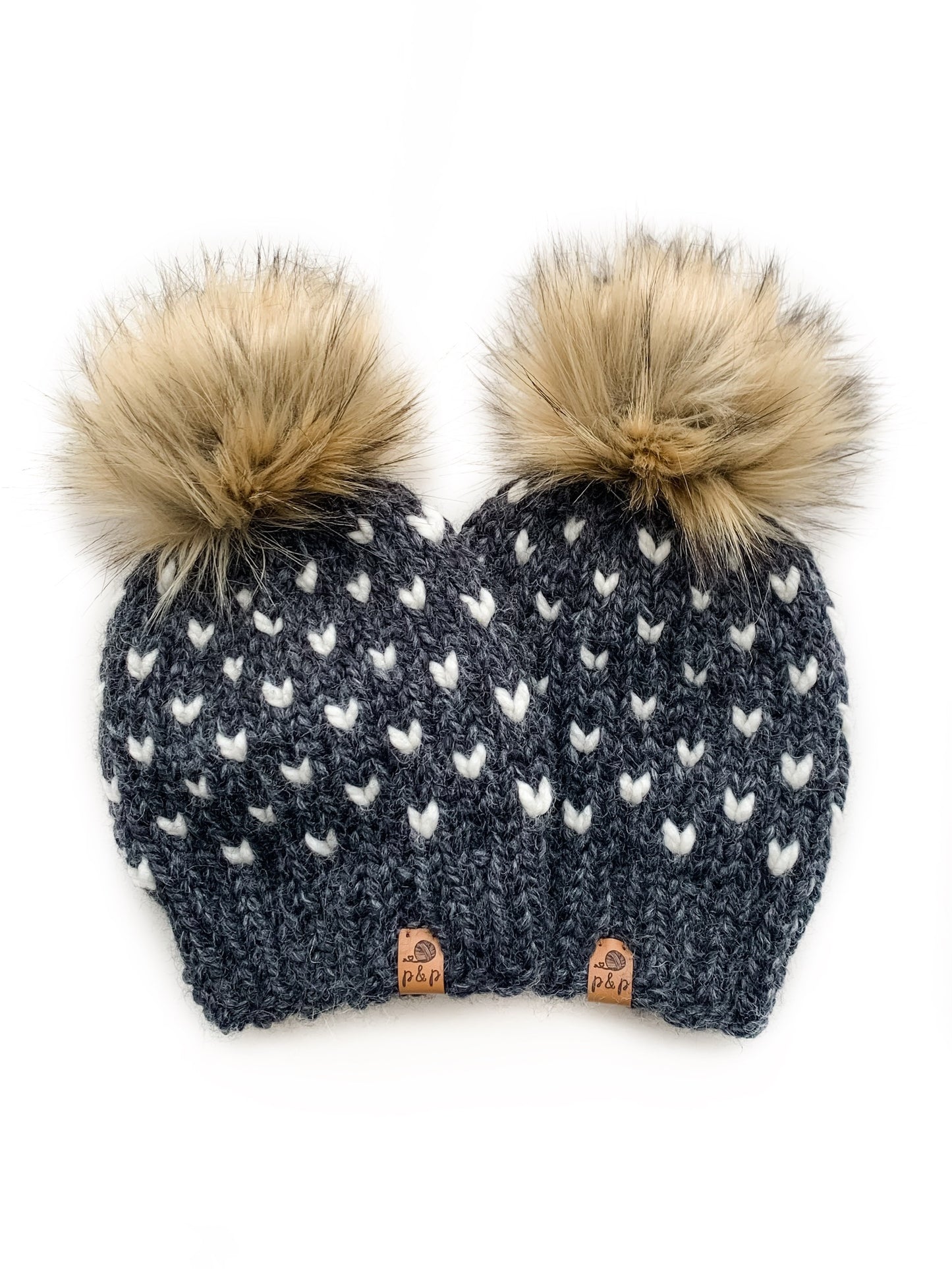 Mini Heart Knit Hat