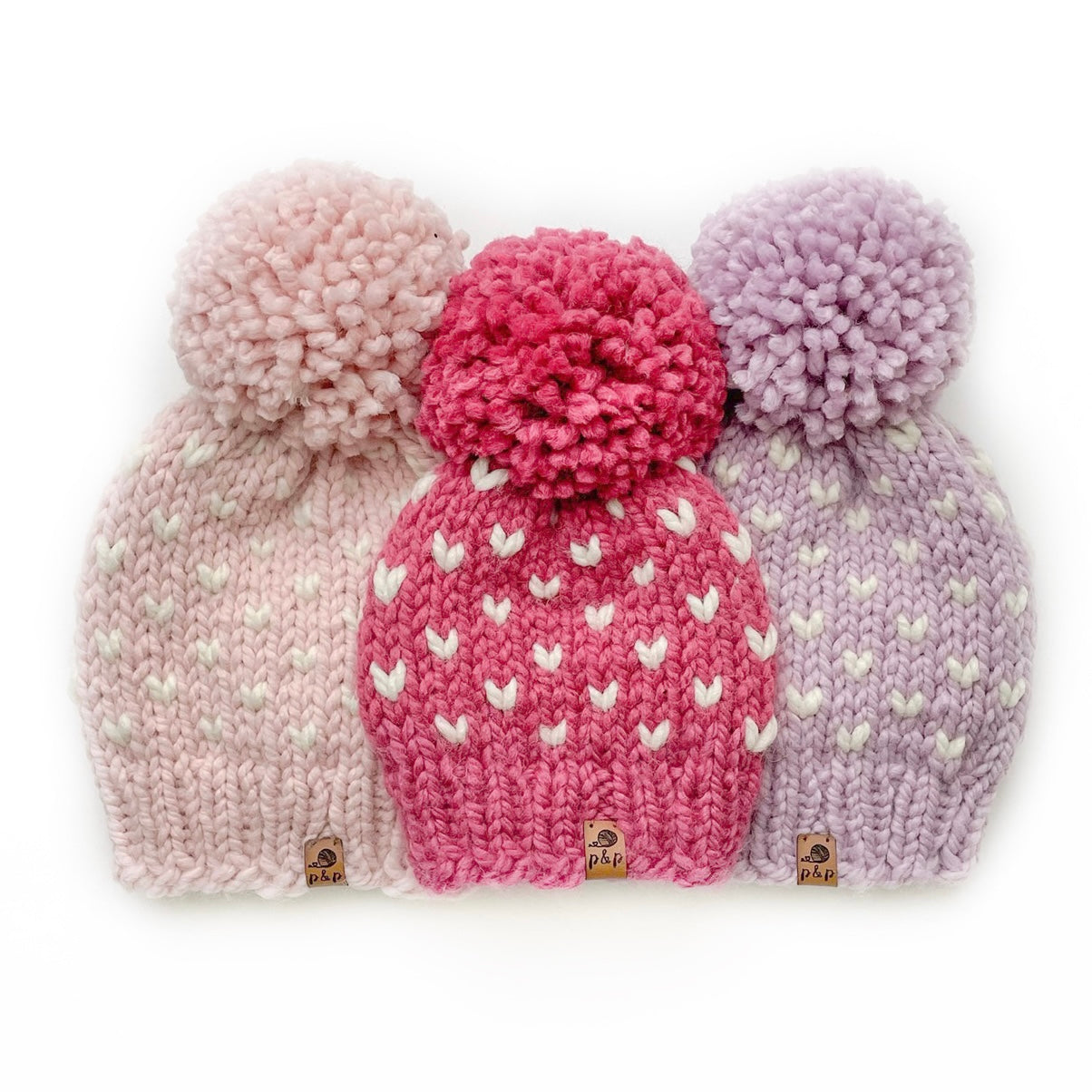 Mini Heart Knit Hat